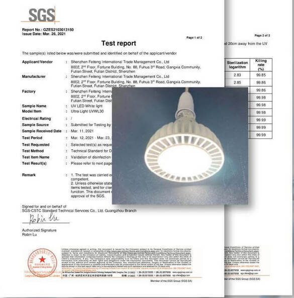 sgs for 405 nm light